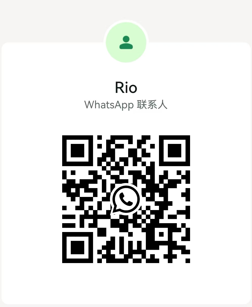 M&atilde; QR whatsapp của Rio Liang